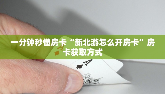一分钟秒懂房卡“新北游怎么开房卡”房卡获取方式