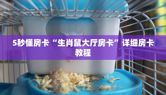 5秒懂房卡“生肖鼠大厅房卡”详细房卡教程