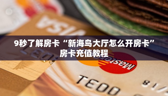 9秒了解房卡“新海鸟大厅怎么开房卡”房卡充值教程