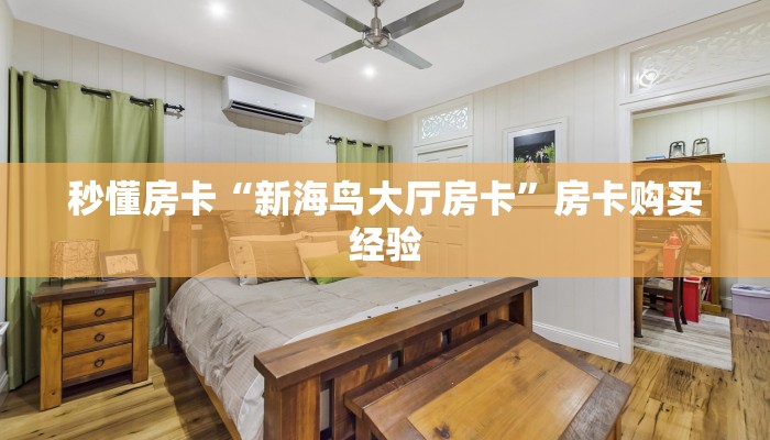 秒懂房卡“新海鸟大厅房卡”房卡购买经验 秒懂房卡“新海鸟大厅房卡”房卡购买经验