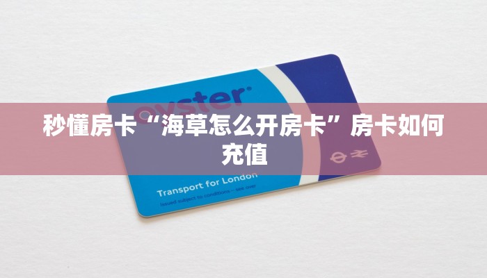 秒懂房卡“海草怎么开房卡”房卡如何充值 秒懂房卡“海草怎么开房卡”房卡如何充值