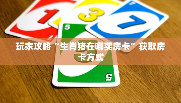 玩家攻略“生肖猪在哪买房卡”获取房卡方式 玩家攻略“生肖猪在哪买房卡”获取房卡方式