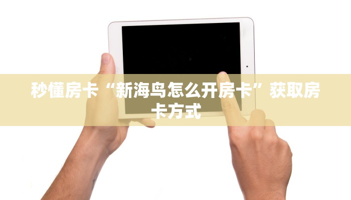 秒懂房卡“新海鸟怎么开房卡”获取房卡方式