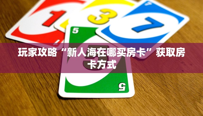 玩家攻略“新人海在哪买房卡”获取房卡方式 玩家攻略“新人海在哪买房卡”获取房卡方式